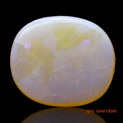 5.00 Cts Unheated Australian Fire Opal Loose Gemstone Oval Cabochon Natural 15x13x3 mm AC-556