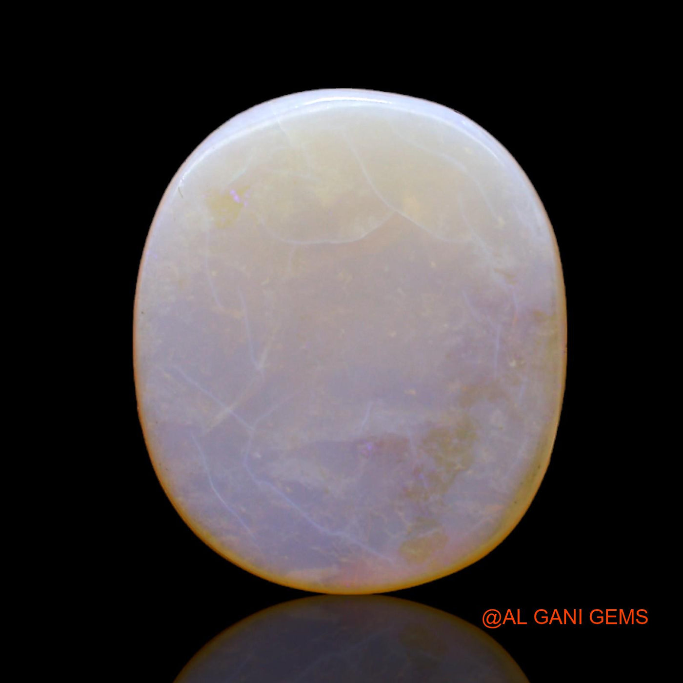 5.00 Cts Unheated Australian Fire Opal Loose Gemstone Oval Cabochon Natural 15x13x3 mm AC-556