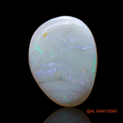 Natural Untreated Fire Opal Loose Gemstone Pear Cabochon From Australia 5.00 Cts 16x12x3 mm AC-558