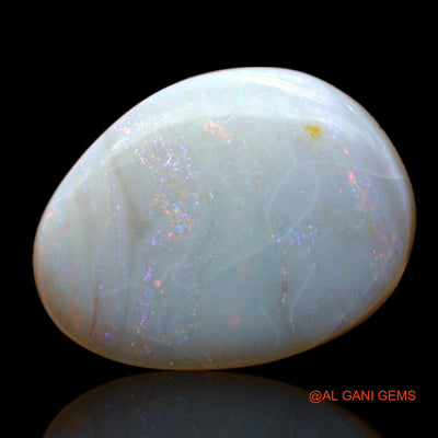 Natural Untreated Fire Opal Loose Gemstone Pear Cabochon From Australia 5.00 Cts 16x12x3 mm AC-558