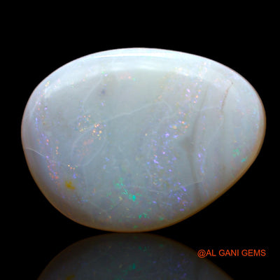 Natural Untreated Fire Opal Loose Gemstone Pear Cabochon From Australia 5.00 Cts 16x12x3 mm AC-558