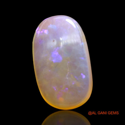 Natural Untreated Fire Opal Loose Gemstone Oval Cabochon From Australia 8.00 Cts 19x11x5 mm AC-55