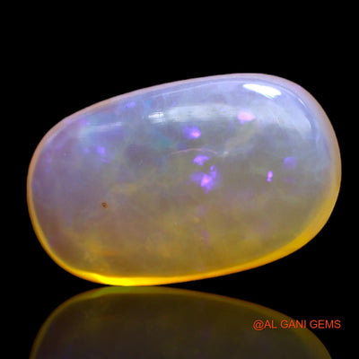 Natural Untreated Fire Opal Loose Gemstone Oval Cabochon From Australia 8.00 Cts 19x11x5 mm AC-55