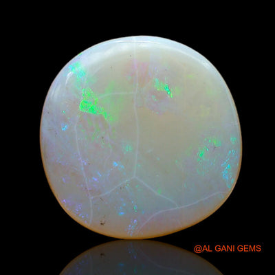4.00 Cts Natural Australian Fire Opal Oval Cabochon Loose Gemstone For Jewelry 14x14x3 mm AC-560