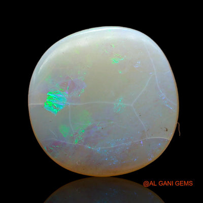 4.00 Cts Natural Australian Fire Opal Oval Cabochon Loose Gemstone For Jewelry 14x14x3 mm AC-560