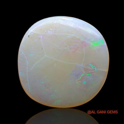 4.00 Cts Natural Australian Fire Opal Oval Cabochon Loose Gemstone For Jewelry 14x14x3 mm AC-560