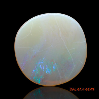 4.00 Cts Natural Australian Fire Opal Oval Cabochon Loose Gemstone For Jewelry 14x14x3 mm AC-560
