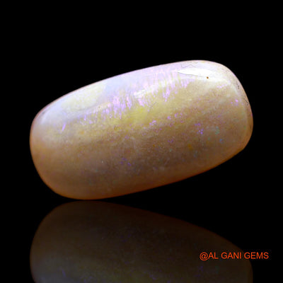 Natural Fire Opal Gemstone 4.00 Cts Loose Oval Cabochon From Australia 17x9x4 mm AC-561