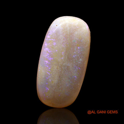 Natural Fire Opal Gemstone 4.00 Cts Loose Oval Cabochon From Australia 17x9x4 mm AC-561