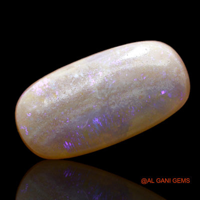Natural Fire Opal Gemstone 4.00 Cts Loose Oval Cabochon From Australia 17x9x4 mm AC-561
