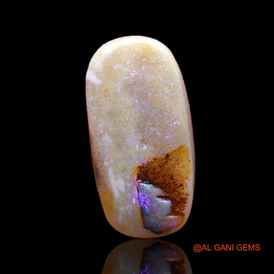 Natural Fire Opal Gemstone 4.00 Cts Loose Oval Cabochon From Australia 17x9x4 mm AC-561