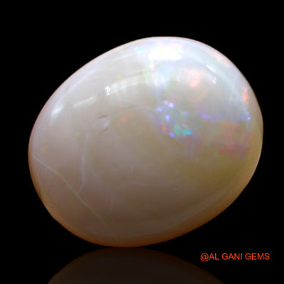 7.00 Cts Unheated Australian Fire Opal Loose Gemstone Oval Cabochon Natural 15x12x7 mm AC-562
