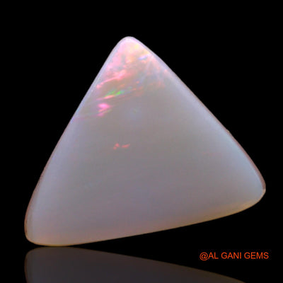 3.00 Cts Natural Australian Fire Opal Loose Gemstone Trillion Cabochon 14x13x2 mm AC-563