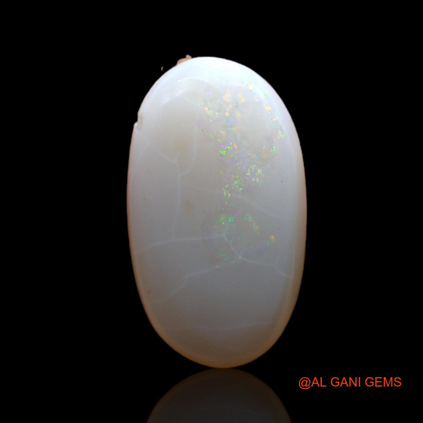 3.00 Cts Natural Australian Fire Opal Loose Gemstone Oval Cabochon 17x10x2 mm AC-564