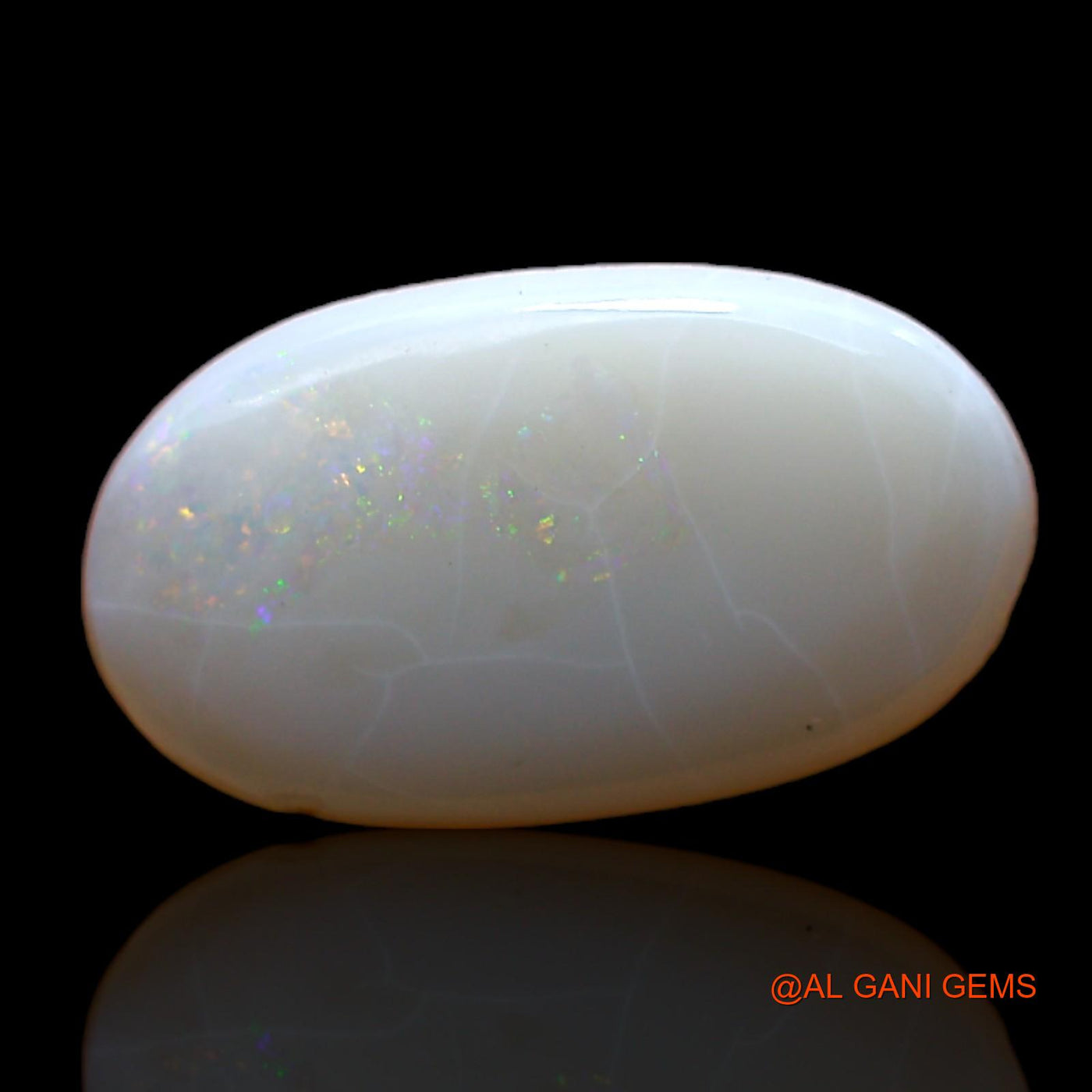 3.00 Cts Natural Australian Fire Opal Loose Gemstone Oval Cabochon 17x10x2 mm AC-564