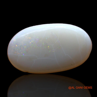 3.00 Cts Natural Australian Fire Opal Loose Gemstone Oval Cabochon 17x10x2 mm AC-564