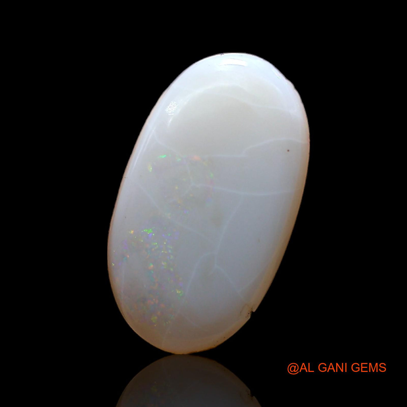 3.00 Cts Natural Australian Fire Opal Loose Gemstone Oval Cabochon 17x10x2 mm AC-564