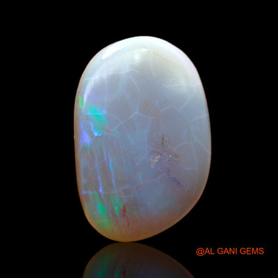 Natural Untreated Fire Opal Loose Gemstone Fancy Cabochon From Australia 4.00 Cts 16x10x3 mm AC-565