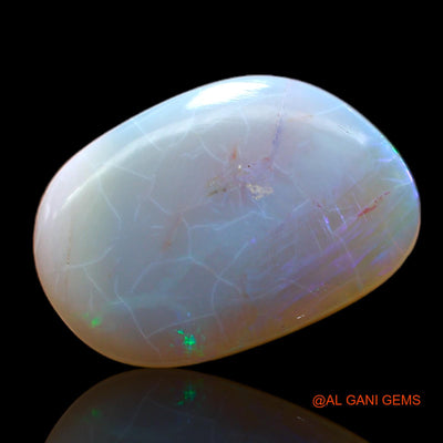 Natural Untreated Fire Opal Loose Gemstone Fancy Cabochon From Australia 4.00 Cts 16x10x3 mm AC-565