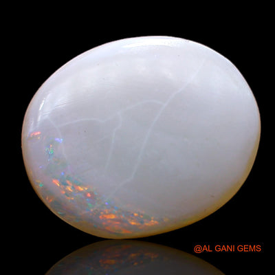3.00 Cts Natural Australian Fire Opal Loose Gemstone Oval Cabochon 15x12x3 mm AC-568