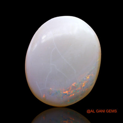 3.00 Cts Natural Australian Fire Opal Loose Gemstone Oval Cabochon 15x12x3 mm AC-568