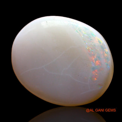 3.00 Cts Natural Australian Fire Opal Loose Gemstone Oval Cabochon 15x12x3 mm AC-568
