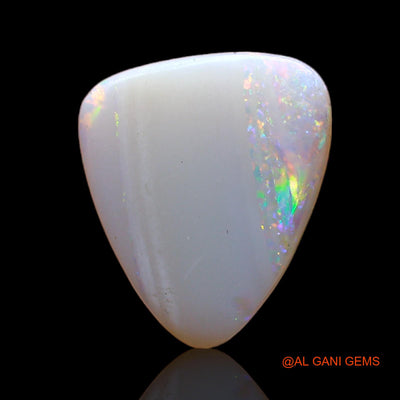 2.00 Cts Natural Australian Fire Opal Loose Gemstone Trillion Cabochon 14x12x3 mm AC-569