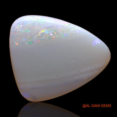 2.00 Cts Natural Australian Fire Opal Loose Gemstone Trillion Cabochon 14x12x3 mm AC-569