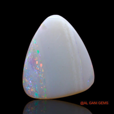2.00 Cts Natural Australian Fire Opal Loose Gemstone Trillion Cabochon 14x12x3 mm AC-569