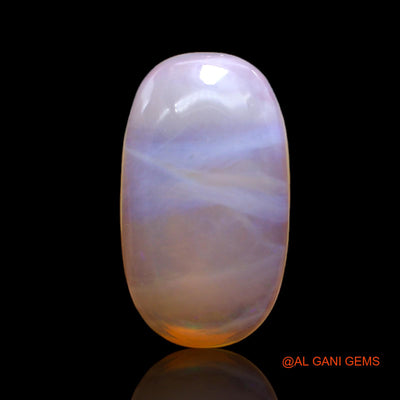 7.00 Cts Unheated Australian Fire Opal Loose Gemstone Oval Cabochon Natural 19x11x5 mm AC-56