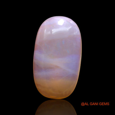 7.00 Cts Unheated Australian Fire Opal Loose Gemstone Oval Cabochon Natural 19x11x5 mm AC-56