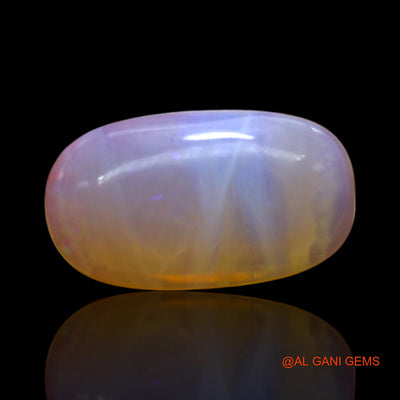 7.00 Cts Unheated Australian Fire Opal Loose Gemstone Oval Cabochon Natural 19x11x5 mm AC-56