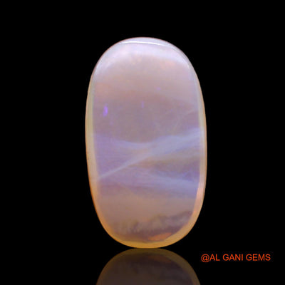 7.00 Cts Unheated Australian Fire Opal Loose Gemstone Oval Cabochon Natural 19x11x5 mm AC-56