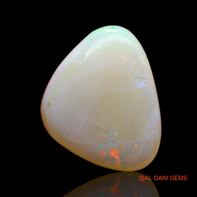 3.00 Cts Natural Australian Fire Opal Trillion Cabochon Loose Gemstone For Jewelry 14x11x4 mm AC-570