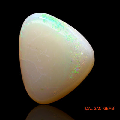 3.00 Cts Natural Australian Fire Opal Trillion Cabochon Loose Gemstone For Jewelry 14x11x4 mm AC-570