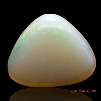 3.00 Cts Natural Australian Fire Opal Trillion Cabochon Loose Gemstone For Jewelry 14x11x4 mm AC-570
