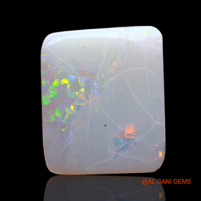 3.00 Cts Natural Australian Fire Opal Loose Gemstone Square Cabochon 13x11x3 mm AC-571
