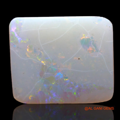 3.00 Cts Natural Australian Fire Opal Loose Gemstone Square Cabochon 13x11x3 mm AC-571