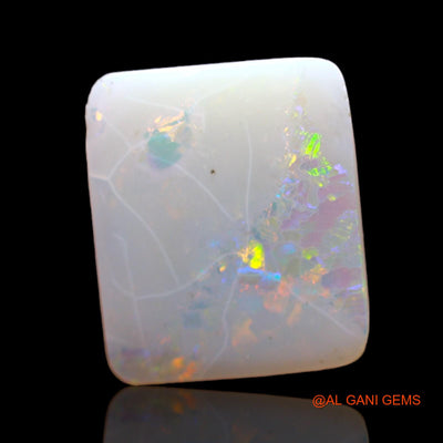3.00 Cts Natural Australian Fire Opal Loose Gemstone Square Cabochon 13x11x3 mm AC-571