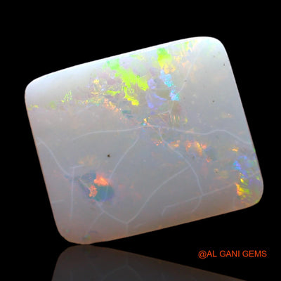 3.00 Cts Natural Australian Fire Opal Loose Gemstone Square Cabochon 13x11x3 mm AC-571