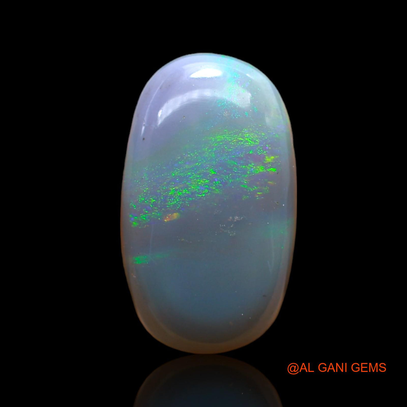 5.00 Cts Unheated Australian Fire Opal Loose Gemstone Oval Cabochon Natural 16x9x4 mm AC-574