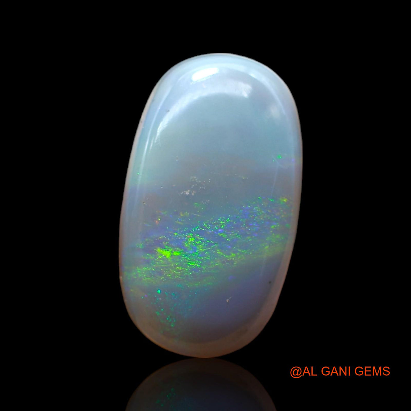 5.00 Cts Unheated Australian Fire Opal Loose Gemstone Oval Cabochon Natural 16x9x4 mm AC-574