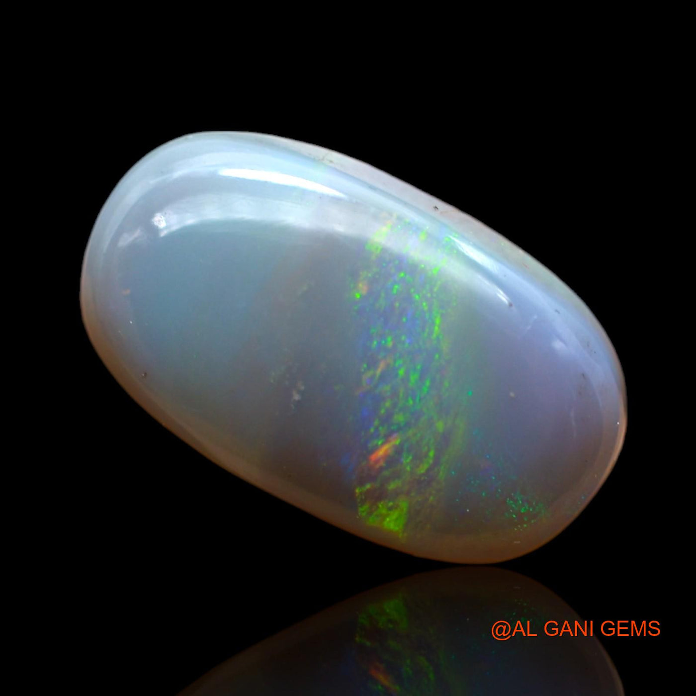 5.00 Cts Unheated Australian Fire Opal Loose Gemstone Oval Cabochon Natural 16x9x4 mm AC-574