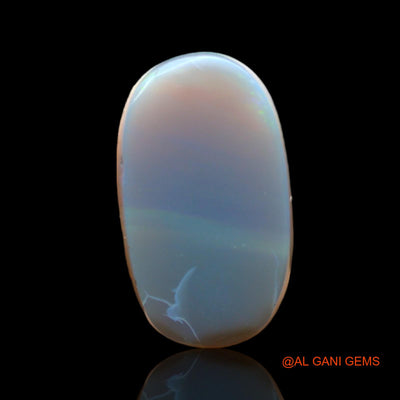 5.00 Cts Unheated Australian Fire Opal Loose Gemstone Oval Cabochon Natural 16x9x4 mm AC-574