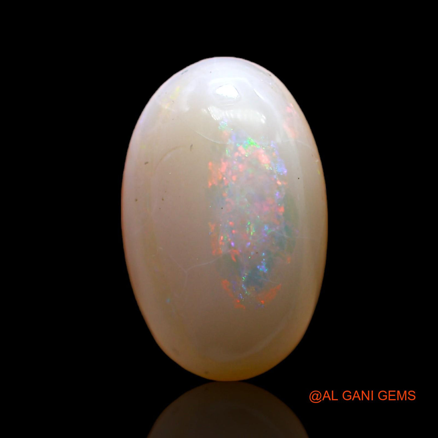 5.00 Cts Natural Australian Fire Opal Loose Gemstone Oval Cabochon 16x10x6 mm AC-575