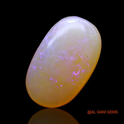 5.00 Cts Unheated Australian Fire Opal Loose Gemstone Oval Cabochon Natural 15x9x5 mm AC-576