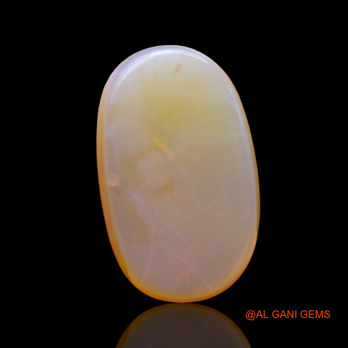 5.00 Cts Unheated Australian Fire Opal Loose Gemstone Oval Cabochon Natural 15x9x5 mm AC-576