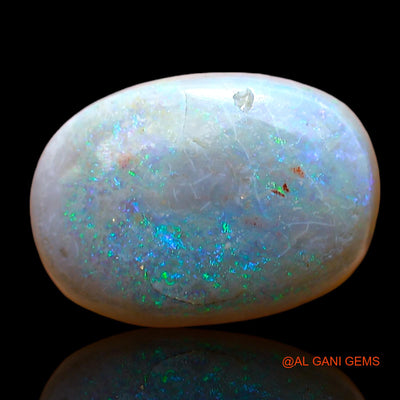 5.00 Cts Natural Australian Fire Opal Oval Cabochon Loose Gemstone For Jewelry 14x10x4 mm AC-580