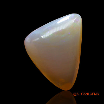 3.00 Cts Unheated Australian Fire Opal Loose Gemstone Trillion Cabochon Natural 14x10x5 mm AC-583