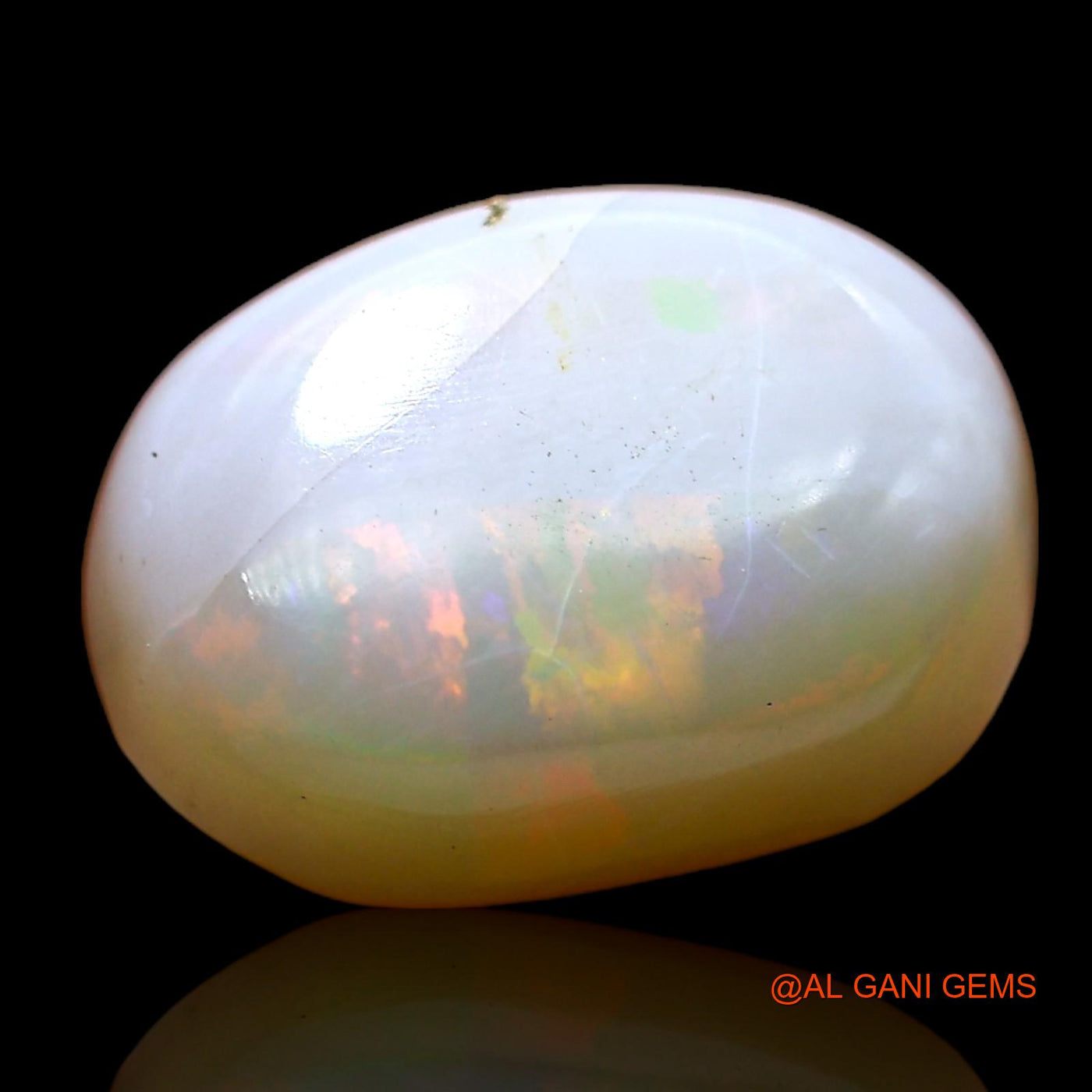 6.00 Cts Natural Australian Fire Opal Fancy Cabochon Loose Gemstone For Jewelry 13x10x7 mm AC-584